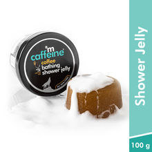 MCaffeine Coffee Shower Jelly Soap Free Bathing Bar with Hyaluronic Acid for a Playful Experience 100 g